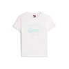Tommy Jeans Majica ESSENTIAL svetlo zelena/bela