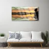 tulup.si Slika na akrilnem steklu Voda sky mountain landscape 100x50 cm 2 obešalnika