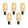 Komplet 5 E27 zatemnljiva LED zlata žarnica T45 4W 300 lm 2200K