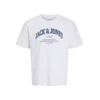 JACK & JONES Majica modra/bela