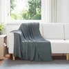 Pokrivači za bacanje 6 pcs Tamno siva 170 x 130 cm Runo