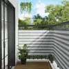 Balcony ekran Svijetlo siva i bijela. 110 x 800 cm