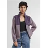 Womens fleece sweatshirt Double purple/ purple