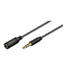 MicroConnect Avdio podaljševalni kabel, 1m 3.5 mm Minijack moški-ženski