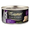 Miamor Feine Filets Naturelle 6x80 g - Piščanec & raca