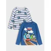 Sinsay - Pamučna majica sa printom 2 pack Thomas&Friends - indigo
