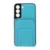 Maska za telefon LEATHER MAGSAFE WALLET za Samsung S22, Plava