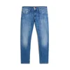 Tommy Jeans Jeans hlače Austin DM0DM23355 Modra Slim Fit