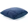 Vitapur dekorativna odeja/vzglavnik SoftTouch 4v1 - modra - 140x200 cm