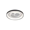 ITALUX PLF-54205-BK-WH - LED prigušiva stropna svetiljka FLORINA LED/46W/230V crna + daljinski upravljač