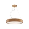 Luster na sajli OAK, 2xE27/60W/230V, hrast, prečnik 37 cm