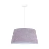 Duolla - Luster na sajli BOUCLE 1xE27/15W/230V prečnika 50 cm, sive boje
