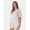 DKNY Pižama YI50058 Roza Regular Fit
