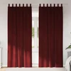 Zavjese za zamračivanje 2 pcs Vinska crvena 140 x 245 cm Baršun