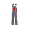Canis Radne pantalone na tregere luxy robin sivo-crvene vel.60 ( 55207 )