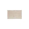 shumee KROŽNIK ZA NAMIZJE 45x30 cm IZ JUTE, NARAVEN, Z RESICAMI