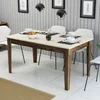 Hanah Home Trpezarijski sto Milan 517 145x75x88cm Orah