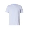 Calvin Klein Jeans Majica pastelno lila/bela