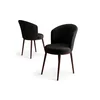 HANAH HOME Set stolica (4 dela) Risa Black Brown