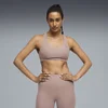 PUMA CLOUDSPUN Training Bra Women, Clothing, Sandstone, L