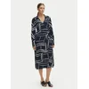 Tommy Hilfiger Vsakodnevna obleka WW0WW48934 Mornarsko modra Relaxed Fit