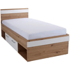 Krevet Box 90 90/200 cm , bela, hrast artisan