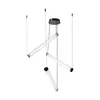 Zuma Line 1238 - LED prigušiva luster na sajli COMO LED/64W/230V 2700-6500K crna + daljinski upravljač