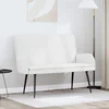 Sofa za dvije osobe Bijela 115 x 61 x 87 cm Tkanina