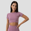 GymBeam Ženski crop top FLO Violet