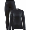 Craft CORE DRY BASELAYER SET W, donji veš žensko set, crna 1909706