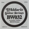DAddario BW032 SINGLE 80/20 BRONZE WND 032
