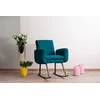 Atelier del Sofa Fotelja za ljuljanje Kono Petrolej