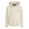 Jack & Jones Junior Majica Niagara kremna/temno zelena