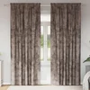 Baršunaste zavjese 2 pcs Boja cappuccina 225 x 140 cm Baršun