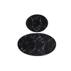 Lessentiel Maison Set 2 prostirke Marble, Crne