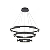 Redo 01-3182 - LED prigušiva luster na sajli CASTLE LED/80W/230V crna