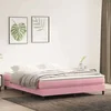 Box Spring krevet bez madracem ružičasti 180x220 cm baršun