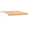 Povlačivi tende Pijesak 450 × 300 cm Platno i Aluminij