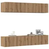 vidaXL Komplet 4 kosov stenske TV omarice Artisan Oak Engineered Wood