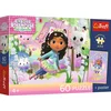 Trefl - Puzzle Gabbyjeva hišica za lutke: Gabby in mačkine dogodivščine + plakat - 40 - 99 kosov