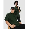 Blue Flowers Mamara Shirt green
