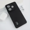 Maska za telefon Carbon fiber za Xiaomi Redmi Note 14 4G, EU, Crna