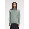 FRED PERRY HALF ZIP DUKS SBLUE