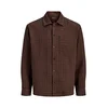 JACK & JONES Srajca Blucaleb rjava/čokolada