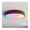 Brilagi - LED RGBW prigušiva plafonska svetiljka CLARE 4xE27/9W/230V Wi-Fi crna