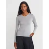 Dilvin Pulover Pullover srebrno-siva