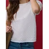 Sinsay - Bluza sa kratkim rukavima - belo