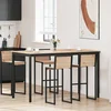 Stol za bar Prirodna 180 x 90 x 105 cm Čvrsto borovo drvo