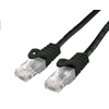 C-TECH Patchcord Cat6, UTP, črn, 3 m