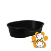 Moderna Domus Jumbo Black 90cm, Ležaljka Za Pse i Mačke, Crna